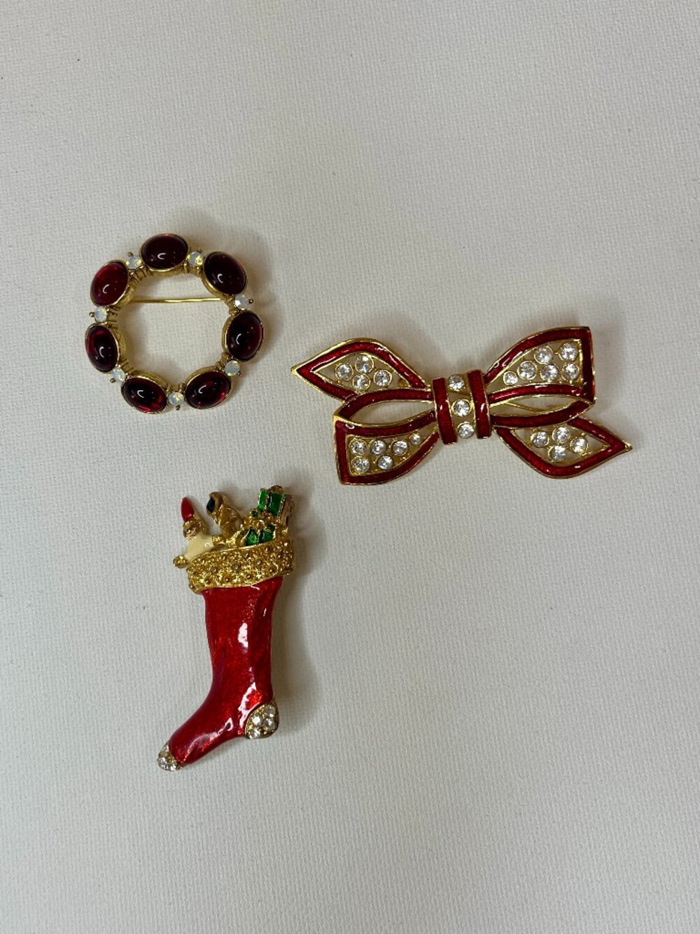 Vintage Christmas Brooches